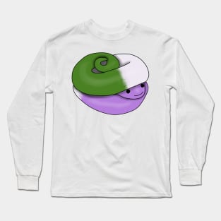 Genderqueer Snake Long Sleeve T-Shirt